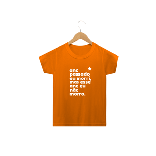 Nome do produto T-shirt Infantil Classic esse ano NÃO