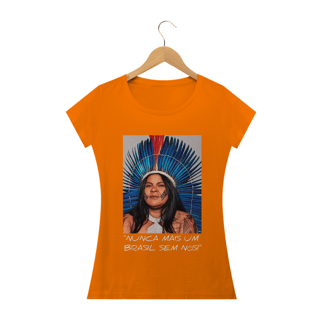 Nome do produto T-shirt Baby Look Sônia Guajajara