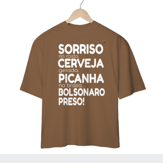 Nome do produto Camisa Oversized Bolsonaro Preso!