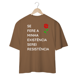 Nome do produto Camisa Oversized Serei Resistência
