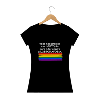 Nome do produto T-shirt Baby Look LGBTQIA+FOBIA