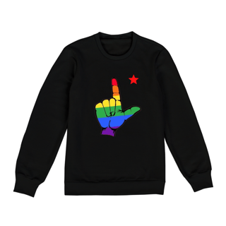 Nome do produto Moletom UNISSEX  Faz o L com ORGULHO!