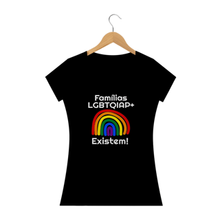 Nome do produto T-shirt Baby Look Famílias LGBTQIAP+