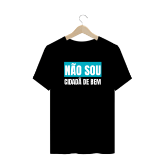 Nome do produto T-shirt Plus Size NÃO SOU