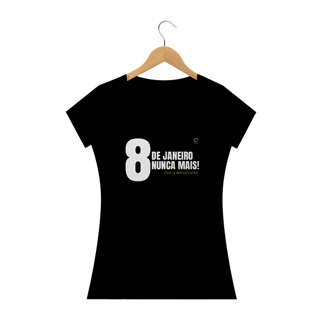 Nome do produto T-shirt Baby Look 8 de Janeiro