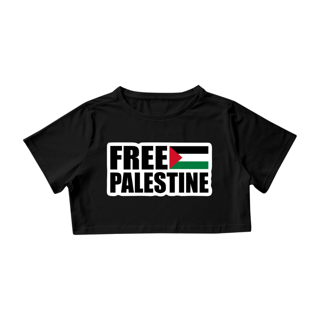 Nome do produto Cropped Free Palestine