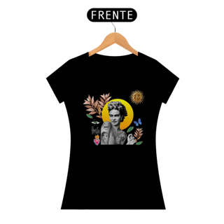 Nome do produto T-shirt Baby Look Frida Kahlo