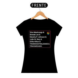 Nome do produto T-shirt Baby Look Transcestralidade
