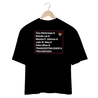 Nome do produto Camiseta Oversized Transcestralidade