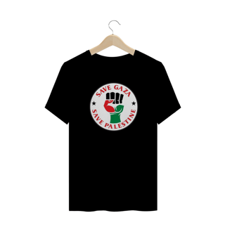 Nome do produto T-shirt Plus Size Save Gaza