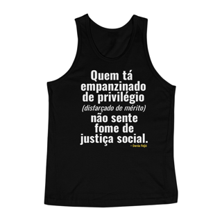 Nome do produto Regata Unissex NÃO SENTE