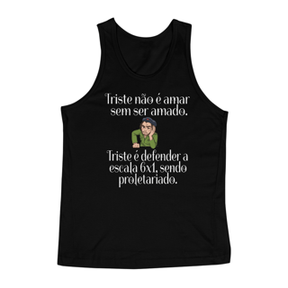 Nome do produto Regata Unissex FIM DA ESCALA 6X1