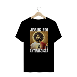 Nome do produto T-shirt Plus Size Jesus Antifascista