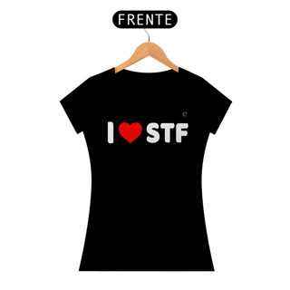 Nome do produto T-shirt Baby Look I LOVE STF