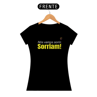 Nome do produto T-shirt Baby Look Sorriam!