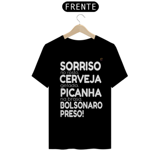 Nome do produto T-shirt Tradicional Bolsonaro Preso!