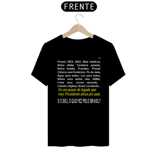 Nome do produto T-shirt Tradicional MEU PRESIDENTE