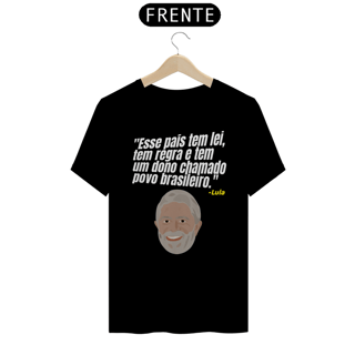 Nome do produto T-shirt Tradicional LULA: Brasil Soberano