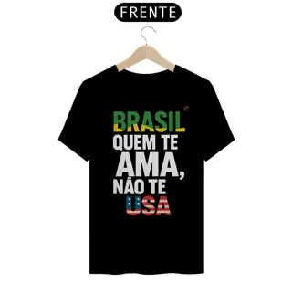 Nome do produto T-shirt Tradicional BRASIL QUEM TE AMA