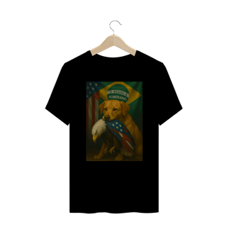 Nome do produto T-shirt Plus Size CACHORRO CARAMELO