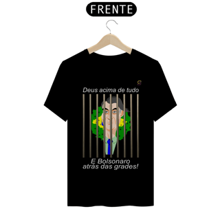 Nome do produto T-shirt Tradicional Bolsonaro atrás das grades!