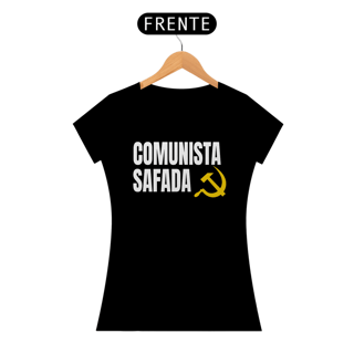 Nome do produto T-shirt Baby Look COMUNISTA SAFADA
