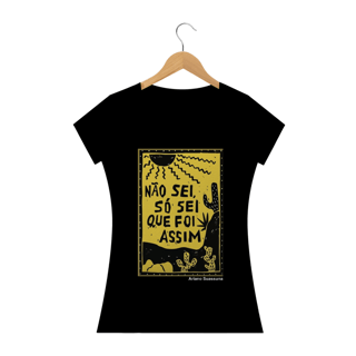 Nome do produto T-shirt Baby Look Ariano Suassuna