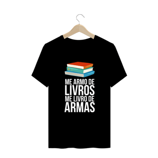 Nome do produto T-shirt Plus Size Livros