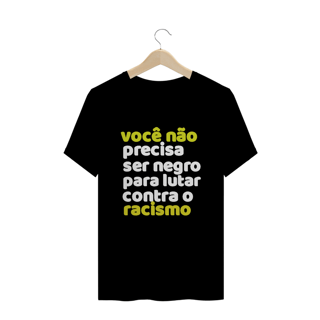 Nome do produto T-shirt Masculina Antirracista 