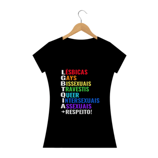 Nome do produto T-shirt Baby Look LGBTQIA+