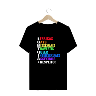 Nome do produto T-shirt Plus Size LGBTQIA+