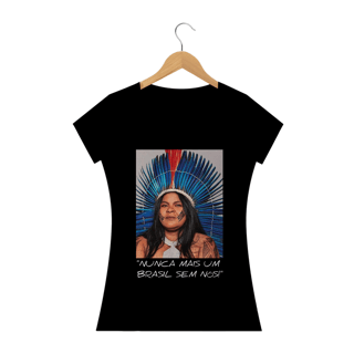 Nome do produto T-shirt Baby Look Sônia Guajajara