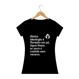 Nome do produto T-shirt Baby Look Ideologia