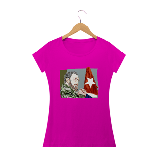 Nome do produto T-shirt Baby Look Fidel Castro