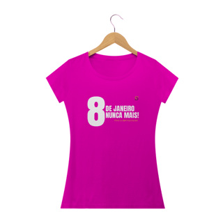 Nome do produto T-shirt Baby Look 8 de Janeiro