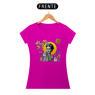 Nome do produto T-shirt Baby Look Frida Kahlo
