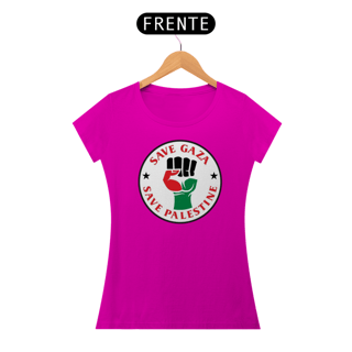 Nome do produto T-shirt Baby Look Save Gaza