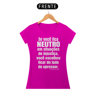 Nome do produto T-shirt Baby Look Desmond Tutu