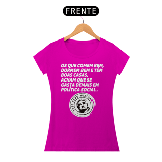 Nome do produto T-shirt Baby Look Pepe Mujica