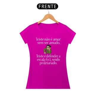 Nome do produto T-shirt Baby Look FIM DA ESCALA 6X1