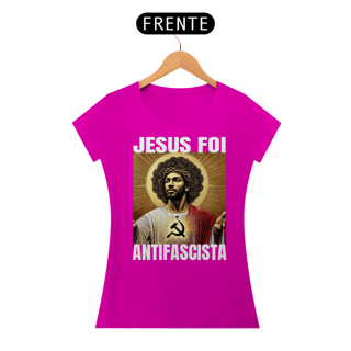 Nome do produto T-shirt Baby Look Jesus Antifascista