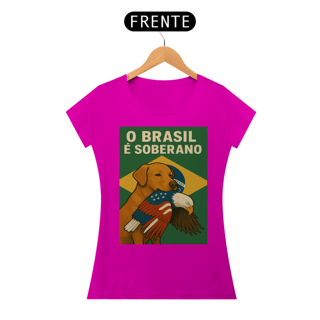 Nome do produto T-shirt Baby Look CACHORRO CARAMELO