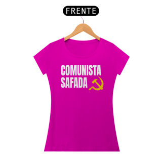 Nome do produto T-shirt Baby Look COMUNISTA SAFADA