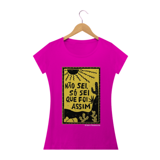 Nome do produto T-shirt Baby Look Ariano Suassuna