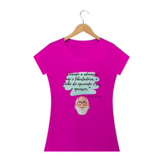 Nome do produto T-shirt Baby Look Paulo Freire