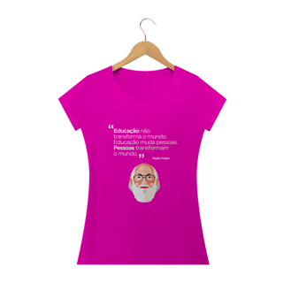 Nome do produto T-shirt Baby Look Paulo Freire