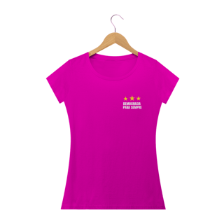 Nome do produto T-shirt Baby Look Democracia