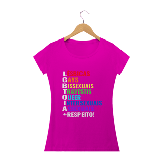 Nome do produto T-shirt Baby Look LGBTQIA+