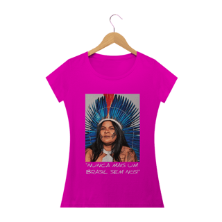 Nome do produto T-shirt Baby Look Sônia Guajajara