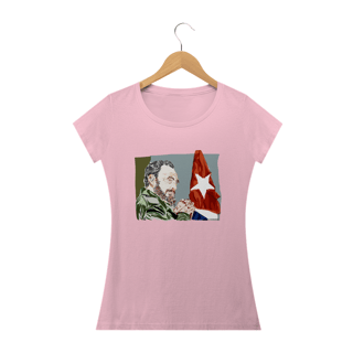 Nome do produto T-shirt Baby Look Fidel Castro